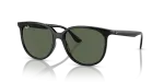 แว่นกันแดด Rayban RB4378F-601/71 Black Dark Green Rayban RB4378F 601/71 แว่นกันแดดเลนส์เขียวเข้ม สำหรับผู้หญิง