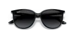 แว่นกันแดด Rayban RB4378F-601/8G Black Grey Gradient Rayban RB4378F 601/8G close-up ด้านหน้า