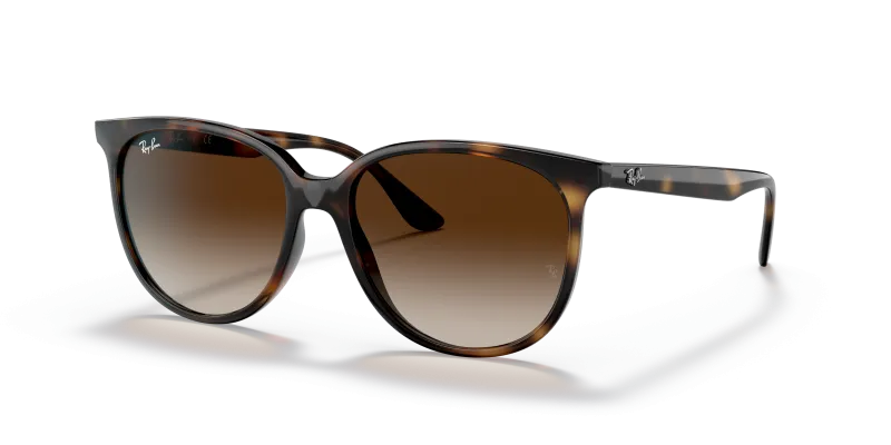 แว่นกันแดด Rayban RB4378F-710/13 Havana Gradient Brown Rayban RB4378F 710/13 แว่นกันแดดฮาวานาลายเต่าเลนส์น้ำตาลไล่ระดับ สำหรับผู้หญิง