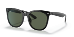 Rayban RB4379D-601/71 601/71 แว่นกันแดดทรงสี่เหลี่ยม L สีดำเลนส์เขียวเข้ม ยูนิเซ็กซ์