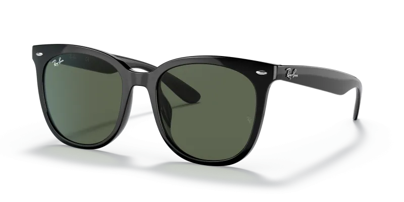 แว่นกันแดด Rayban RB4379D-601/71 Black Dark Green Rayban RB4379D-601/71 601/71 แว่นกันแดดทรงสี่เหลี่ยม L สีดำเลนส์เขียวเข้ม ยูนิเซ็กซ์