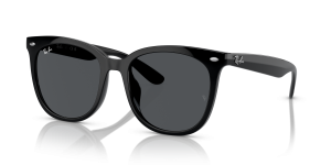 Rayban RB4379D-601/87 601/87 แว่นกันแดดทรงสี่เหลี่ยม L สีดำเลนส์เทาเข้ม ยูนิเซ็กซ์
