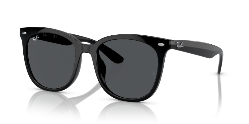 แว่นกันแดด Rayban RB4379D-601/87 Black Dark Grey Rayban RB4379D-601/87 601/87 แว่นกันแดดทรงสี่เหลี่ยม L สีดำเลนส์เทาเข้ม ยูนิเซ็กซ์