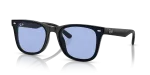 Rayban RB4391D 601/80 แว่นกันแดดสีดำเลนส์น้ำเงิน ยูนิเซ็กซ์