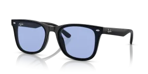 Rayban RB4391D 601/80 แว่นกันแดดสีดำเลนส์น้ำเงิน ยูนิเซ็กซ์