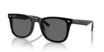 แว่นกันแดด Rayban RB4391D-601/81 Black Dark Grey Polarized Rayban RB4391D-601/81 601/81 แว่นกันแดดทรงสี่เหลี่ยม XL เลนส์โพลาไรซ์เทาเข้ม ยูนิเซ็กซ์