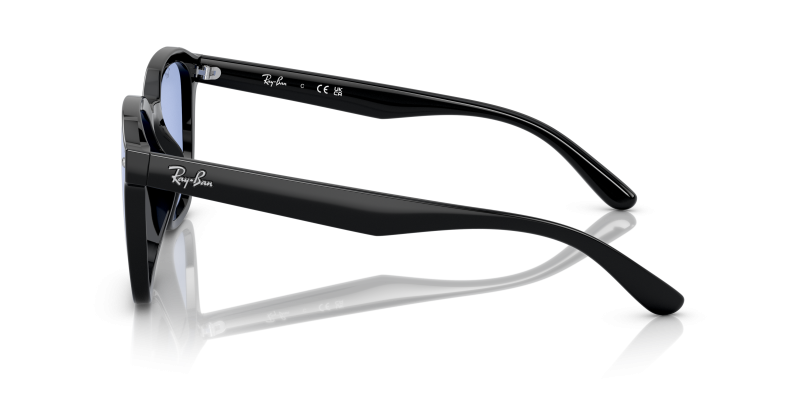 แว่นกันแดด Rayban RB4392D 601/80 มุมข้าง ขาแว่นสีดำคานต่ำ
