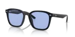 แว่นกันแดด Rayban RB4392D-601/80 Black Blue Rayban RB4392D 601/80 แว่นกันแดดสีดำเลนส์น้ำเงิน ทรงสี่เหลี่ยม XXL