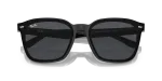 แว่นกันแดด Rayban RB4392D-601/87 Black Dark Grey Rayban RB4392D 601/87 close-up ด้านหน้า