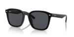Rayban RB4392D 601/87 แว่นกันแดดสีดำเลนส์เทาเข้ม ทรงสี่เหลี่ยม XXL