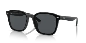 Rayban RB4392D 601/87 แว่นกันแดดสีดำเลนส์เทาเข้ม ทรงสี่เหลี่ยม XXL