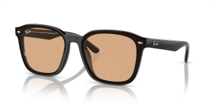 Rayban RB4392D 601/93 แว่นกันแดดสีดำเลนส์น้ำตาล ทรงสี่เหลี่ยม XXL