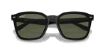 แว่นกันแดด Rayban RB4392D-601/9A Black Dark Green Polarized Rayban RB4392D 601/9A close-up ด้านหน้า