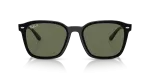 แว่นกันแดด Rayban RB4392D-601/9A Black Dark Green Polarized Rayban RB4392D 601/9A ด้านหน้า