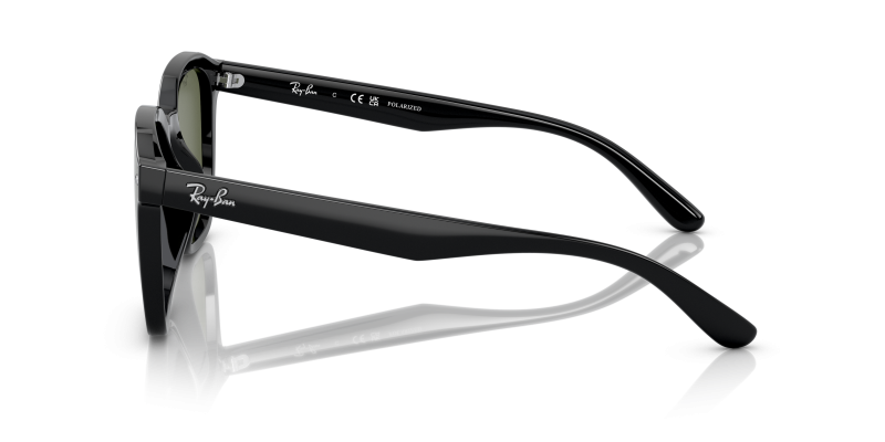 แว่นกันแดด Rayban RB4392D 601/9A มุมข้าง ขาแว่นสีดำคานต่ำ