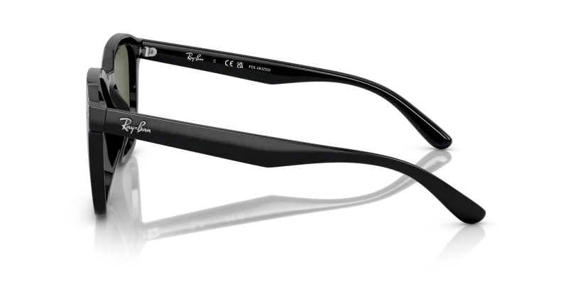 แว่นกันแดด Rayban RB4392D 601/9A มุมข้าง ขาแว่นสีดำคานต่ำ