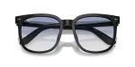 แว่นกันแดด Rayban RB4401D-601/19 Black Blue Gradient Rayban RB4401D 601/19 close-up ด้านหน้า
