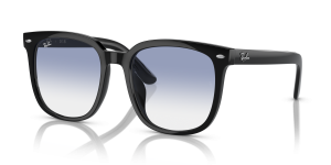 Rayban RB4401D 601/19 แว่นกันแดดสีดำเลนส์น้ำเงินไล่ระดับ ทรงสี่เหลี่ยม XXL