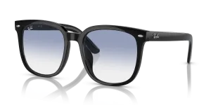 Rayban RB4401D 601/19 แว่นกันแดดสีดำเลนส์น้ำเงินไล่ระดับ ทรงสี่เหลี่ยม XXL