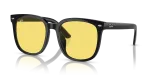 แว่นกันแดด Rayban RB4401D-601/85 Black Yellow Rayban RB4401D 601/85 แว่นกันแดดสีดำเลนส์เหลือง ทรงสี่เหลี่ยม XXL