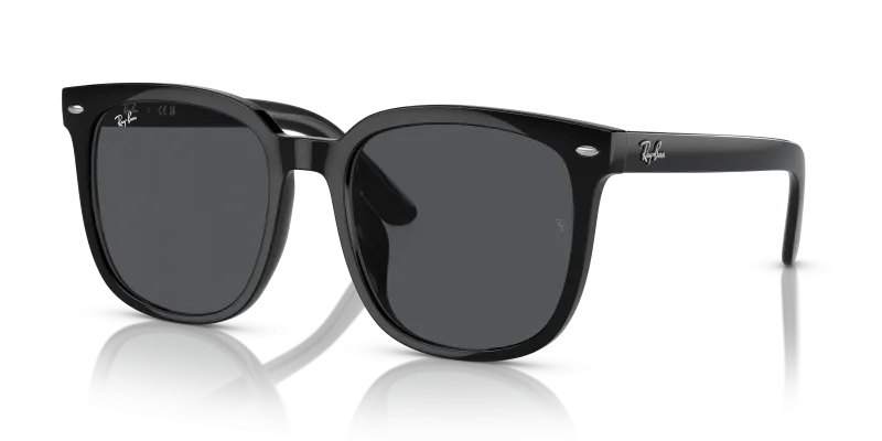 Rayban RB4401D 601/87 แว่นกันแดดสีดำเลนส์เทาเข้ม ทรงสี่เหลี่ยม มี 2 ไซซ์