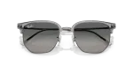 แว่นกันแดด Rayban New Clubmaster RB4416-679271 Transparent Grey On Gunmetal Dark To Light Grey Gradient แว่นกันแดด Rayban RB4416-679271 close-up ด้านหน้า