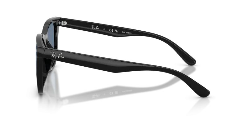 แว่นกันแดด Rayban RB4420-601/2V มุมข้าง ขาแว่นสีดำ