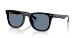 แว่นกันแดด Rayban RB4420-601/2V Black Polarized Dark Blue แว่นกันแดด Rayban RB4420-601/2V มุมเฉียง สีดำ สำหรับทุกเพศ