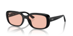 แว่นกันแดด Rayban RB4421D-667784 Black Dark Pink Rayban RB4421D-667784 667784 มุมเอียง 3/4