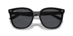 แว่นกันแดด Rayban RB4423D-601/87 Black Dark Grey Rayban RB4423D 601/87 close-up ด้านหน้า
