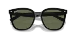 แว่นกันแดด Rayban RB4423D-601/9A Black Dark Green Polarized Rayban RB4423D 601/9A close-up ด้านหน้า