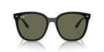 แว่นกันแดด Rayban RB4423D-601/9A Black Dark Green Polarized Rayban RB4423D 601/9A ด้านหน้า