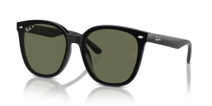 Rayban RB4423D 601/9A แว่นกันแดดโพลาไรซ์สีดำเลนส์เขียวเข้ม ทรงสี่เหลี่ยม XL