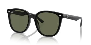 Rayban RB4423D 601/9A แว่นกันแดดโพลาไรซ์สีดำเลนส์เขียวเข้ม ทรงสี่เหลี่ยม XL