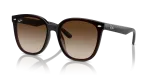 แว่นกันแดด Rayban RB4423D-714/13 Transparent Brown Gradient Brown Rayban RB4423D 714/13 แว่นกันแดดกรอบน้ำตาลโปร่งใสเลนส์ไล่ระดับ ทรงสี่เหลี่ยม XL