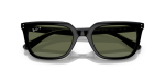 แว่นกันแดด Rayban RB4439D-901/9A Black Dark Green Polarized Rayban RB4439D 901/9A close-up ด้านหน้า
