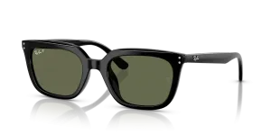 Rayban RB4439D 901/9A แว่นกันแดดBlack Dark Green Polarized สำหรับทุกเพศ