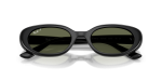 แว่นกันแดด Rayban RB4441D-66779A Black Polarized Dark Green แว่นกันแดด Rayban RB4441D-66779A close-up ด้านหน้า