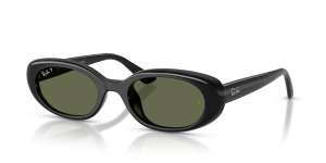 แว่นกันแดด Rayban RB4441D-66779A มุมเฉียง สีดำ สำหรับทุกเพศ