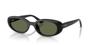 แว่นกันแดด Rayban RB4441D-66779A มุมเฉียง สีดำ สำหรับทุกเพศ