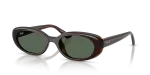 Rayban RB4441D 714/71 แว่นกันแดดสีน้ำตาลโปร่งใสเลนส์เขียวเข้ม ทั้งสองเพศ
