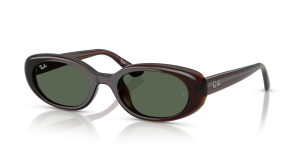 Rayban RB4441D 714/71 แว่นกันแดดสีน้ำตาลโปร่งใสเลนส์เขียวเข้ม ทั้งสองเพศ