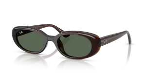 Rayban RB4441D 714/71 แว่นกันแดดสีน้ำตาลโปร่งใสเลนส์เขียวเข้ม ทั้งสองเพศ