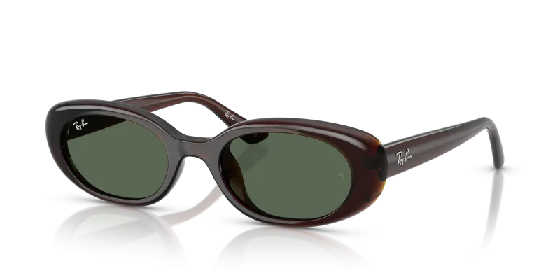 Rayban RB4441D 714/71 แว่นกันแดดสีน้ำตาลโปร่งใสเลนส์เขียวเข้ม ทั้งสองเพศ