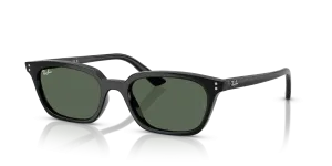 Rayban RB4456F 667771 แว่นกันแดดดำ-เขียวเข้ม สำหรับทุกเพศ