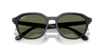 แว่นกันแดด Rayban RB4459D-901/9A Black Dark Green Polarized Rayban RB4459D 901/9A close-up ด้านหน้า