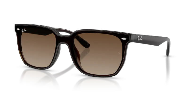Rayban RB4466D-714/13 714/13 แว่นกันแดดสีน้ำตาลเข้มโปร่งใส สำหรับทุกเพศ