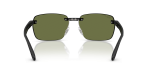 แว่นกันแดด Rayban RB4470CH-601S/2 Sand Black Polarized S Green Rayban RB4470CH 601S/2 ขาแว่นด้านใน