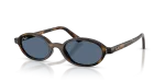 แว่นกันแดด Rayban Khal RB4472-135980 Havana Dark Blue แว่นกันแดด Rayban RB4472-135980 มุมเฉียง สีฮาวานา สำหรับทุกเพศ