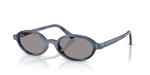 Rayban RB4472-6855/1 6855/1 แว่นกันแดดสีฮาวานาน้ำเงิน สำหรับทุกเพศ